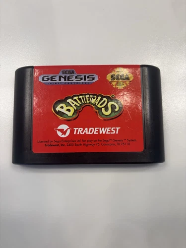 Battletoads - Sega Genesis - Cartridge Only - Authentic - Tested