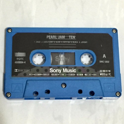 Pearl Jam 1991 Ten (Sony Music) Taiwan 2nd Edition 11 Track Cassette Tape Album - Picture 6 of 8