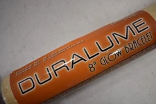 Lot of 50 Duralume 8" Light Sticks Grow In The Dark Bracelets Accessories Orange