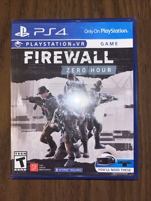 Firewall: Zero Hour VR (Sony PlayStation 4, PS4) Factory Sealed, US Version PSVR