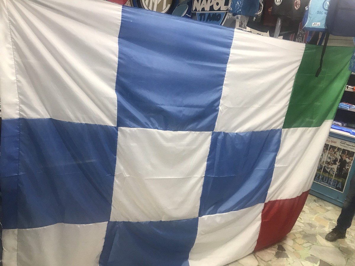 Bandiera Pace Bandiere Napoli 90x150 Cm - Pack Da 2: Forza Napoli - Foto 7