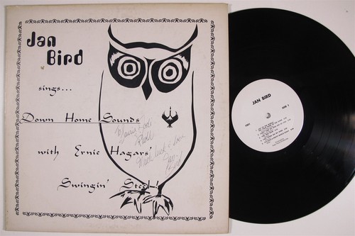 JAN BIRD Sings Down Home Sounds 1001 LP VG+ autographed s