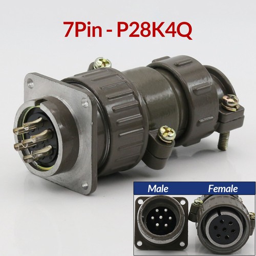 P20/28/32/40/48/55/60 Screw Type Aviation Plug / Socket Round Connector Solder - Picture 25 of 44