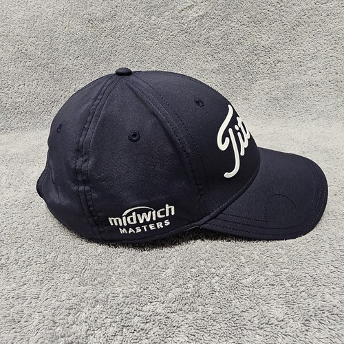 TITLEIST Ball Marker Hat Tour Performance Golf Cap Navy Blue White - Picture 8 of 20