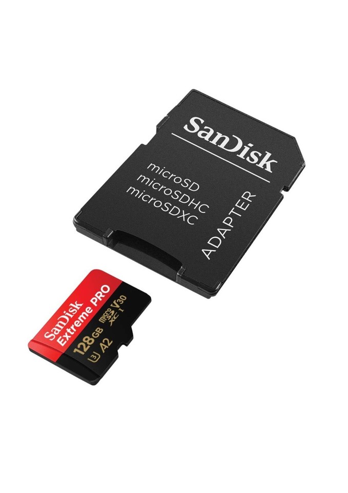 SanDisk 128GB Extreme PRO microSDXC+Adapter Card A2 Sdhc Micro Sd DJI