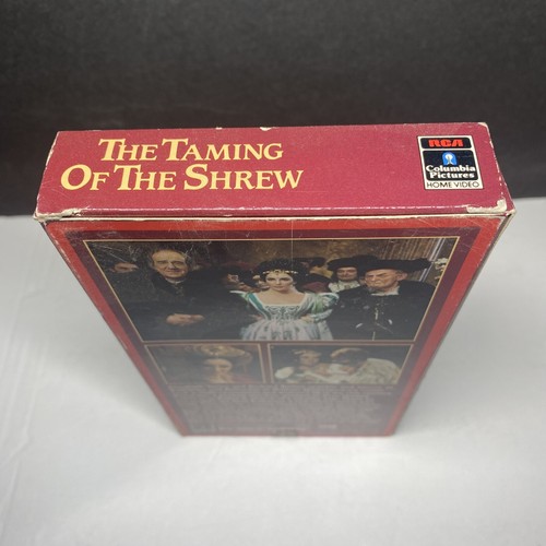 The Taming of the Shrew VHS Tape 1986 Elizabeth Taylor Richard Burton Movie - Picture 5 of 7