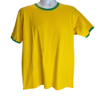 yellow green shirt