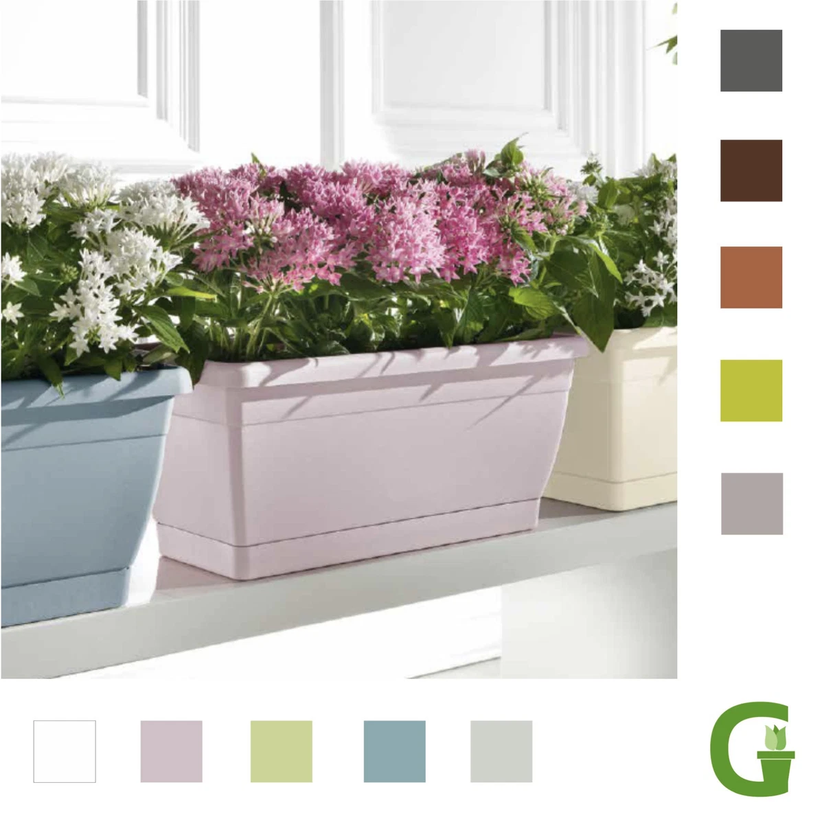 selbstbewässernder blumenkasten Selbstbewässernder vertikaler Pflanzkasten – Kaldma Interiors