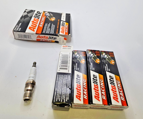 (QTY 4) Autolite AR134 Racing Spark Plug Fits Volvo PENTA Inboard/Stern Drive