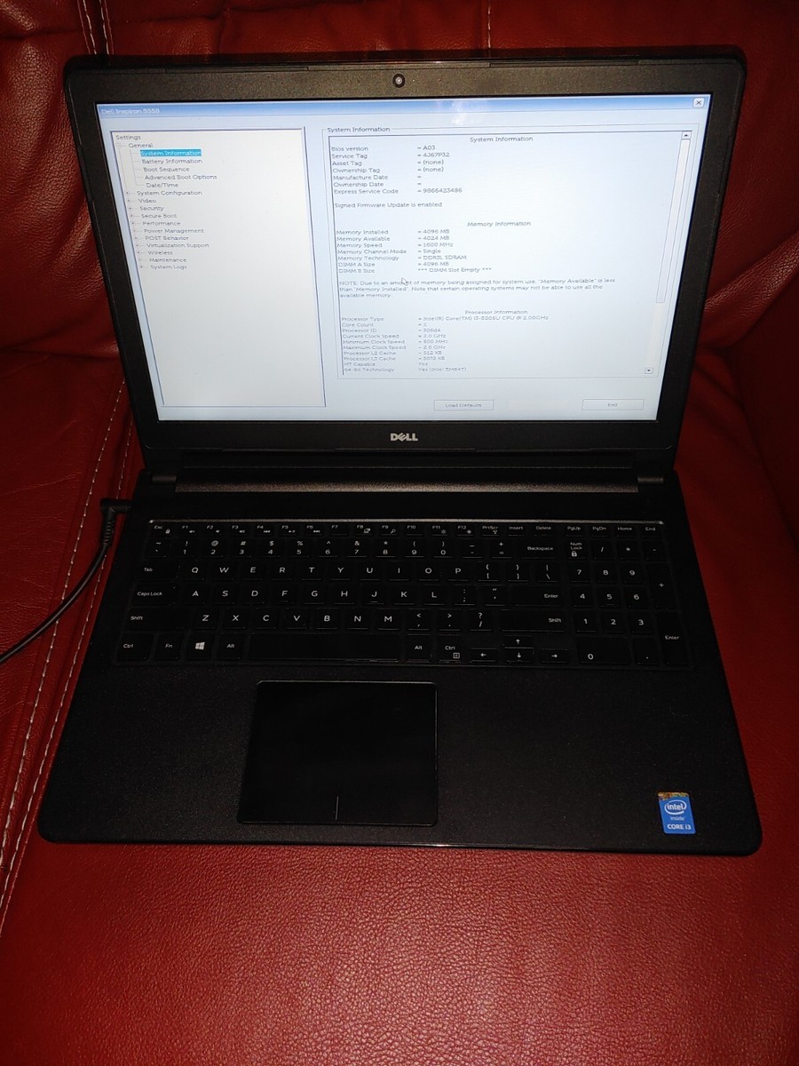 Dell Inspiron 5558 I3-5005U 2.0ghz Laptop | eBay