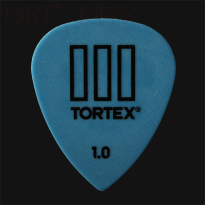 Dunlop Tortex TIII III blau 1,00 mm Plektren Plektren 1 2 3 4 5 6 10 12 20 24 36