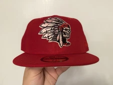 HAT CLUB SKULL CHIEF SWEETHEARTS VALENTINES PINK UV NEW ERA 59FIFTY SIZE 7 1/2