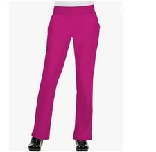 ORANGE STANDARD Catalina multi pocket pull up women's scrub pants -XS -Pink