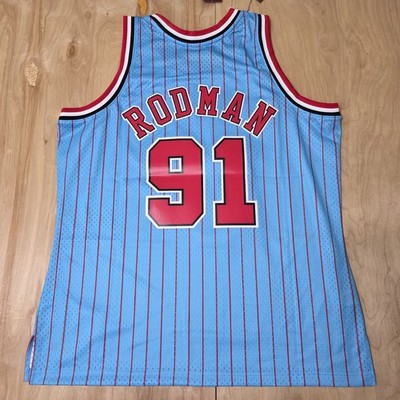 New MItchell & Ness Men's Sz XL Chicago Bulls Rodman Swingman