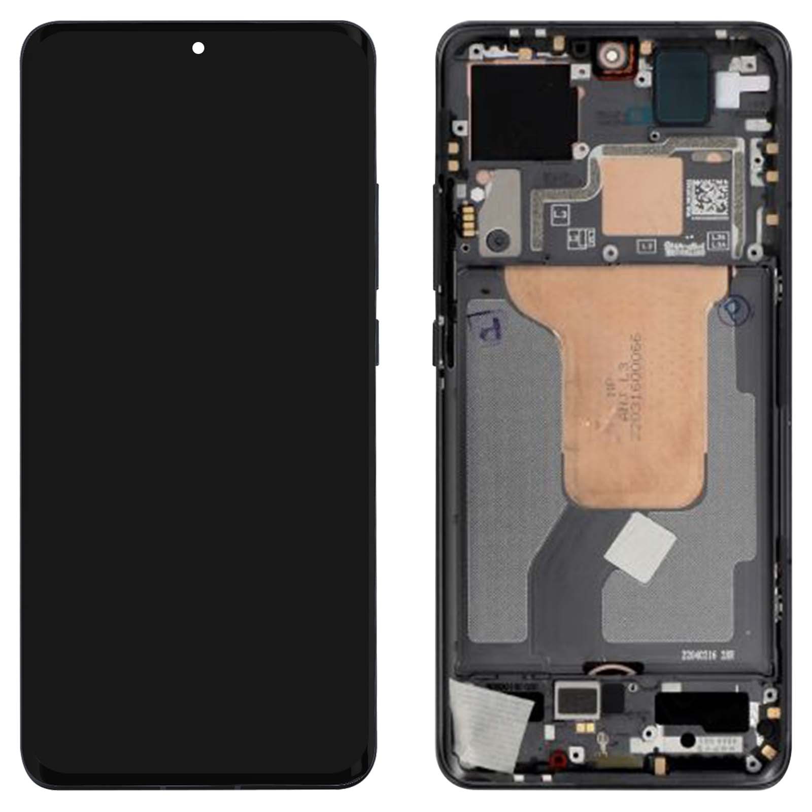 Remplacement bloc écran complet Xiaomi 12 noir vitre tactile