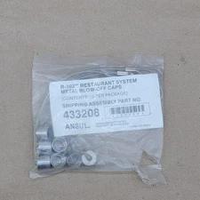 Ansul Metal Blow-off Caps Part #433208 (Pack of 7 New)