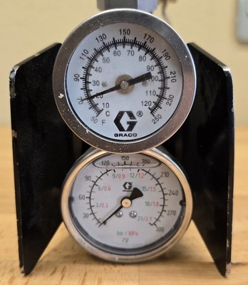 GRACO R2 E-30 WYE MANIFOLD STRAINER KIT  (247503) + Pressure and Temp Gauges