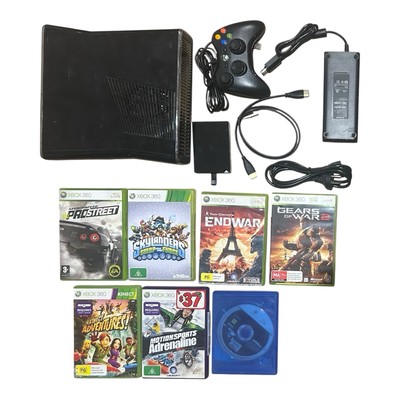 Microsoft Xbox 360 Slim 250 GB Console Bundle with Controller
