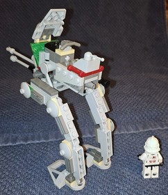 2005 RETIRED LEGO 7250 Star Wars Clone Scout Walker Complete! w/ Box, Manual