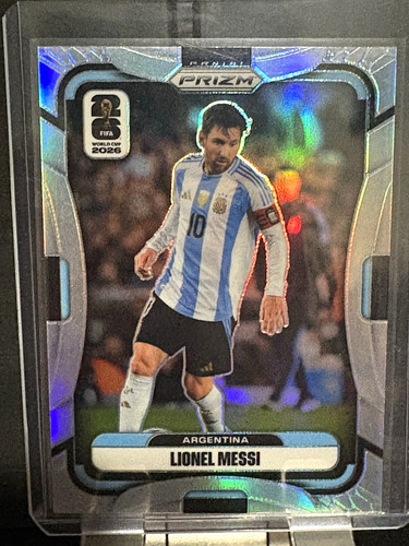 Panini Prizm FIFA World Cup 2026 Lionel Messi Argentina #10 Silver Prizm