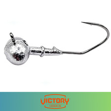 Football Weedless Bass Fishing Jig UnPainted Victory V Loc Hook Endura 50 Pack