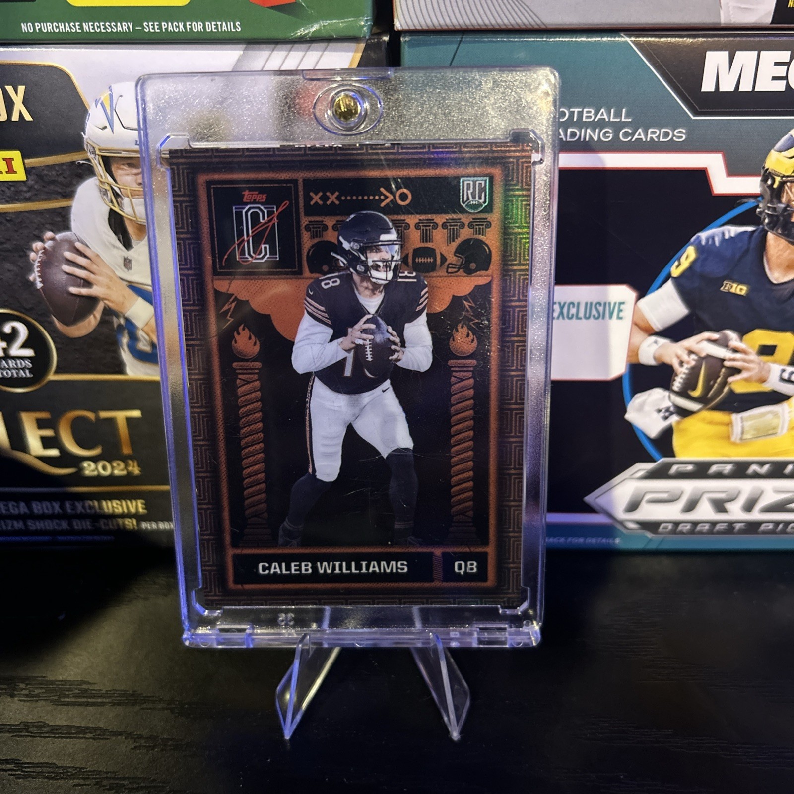 Caleb Williams RC 2024 Topps Signature Class Odyssey Refractor Rookie #O-1