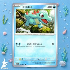 Totodile 41/217 Eroi Ascesi Pokemon TCG Card Acqua Singola Trading Card