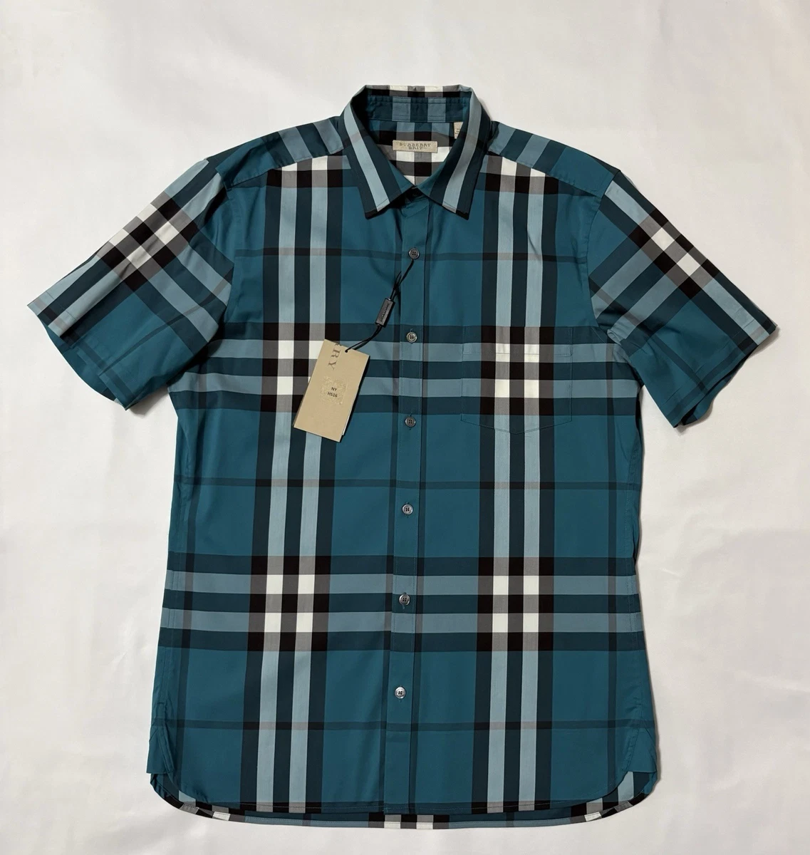 Burberry Blue Casual Button-Down Shirts for Men for sale | eBay