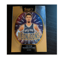 Panini 2024-25 Select Basketball Victor Wembanyama Spurs Neon Icons #23