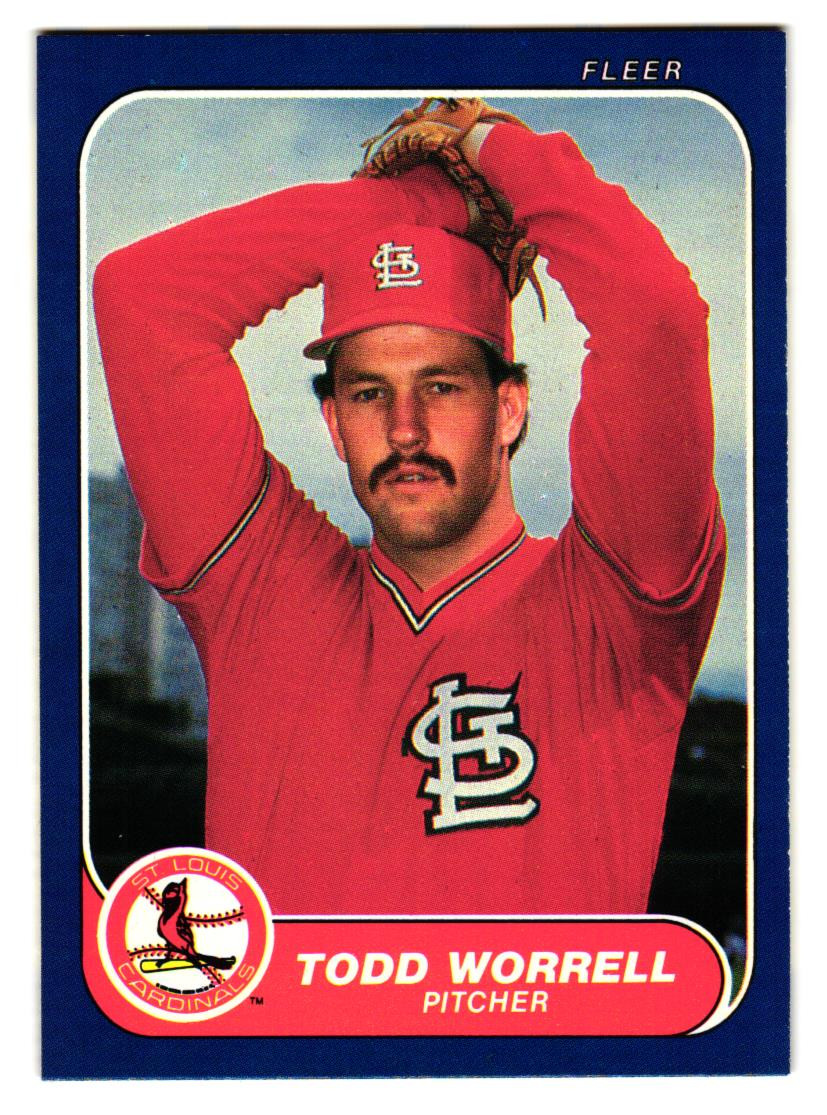 1986 Fleer - Todd Worrell #49 (RC) St. Louis Cardinals
