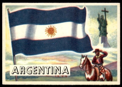 ARGENTINA 1959 A & BC FLAGS OF THE WORLD - LARGE #21