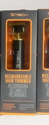 C J Tech Rechargeable Hair Trimmer With Accessories Stainless Steel Metal Body
