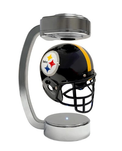 PGS NFL Mini Chrome Hover Helmet - Pittsburgh Steelers - Picture 1 of 1