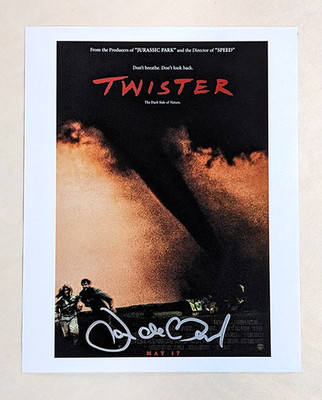 Jan de Bont signed 8x10'' Photo TWISTER Speed DIRECTOR autograph COA