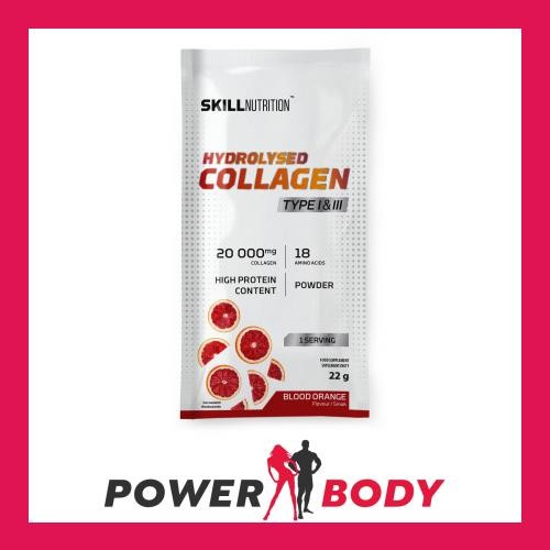 Hydrolysed Collagen Type I & III, Blood orange - 22g (1 serving)