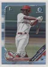 2019 Bowman Draft Chrome Sky Blue Refractor Trejyn Fletcher #BDC-174 vs1