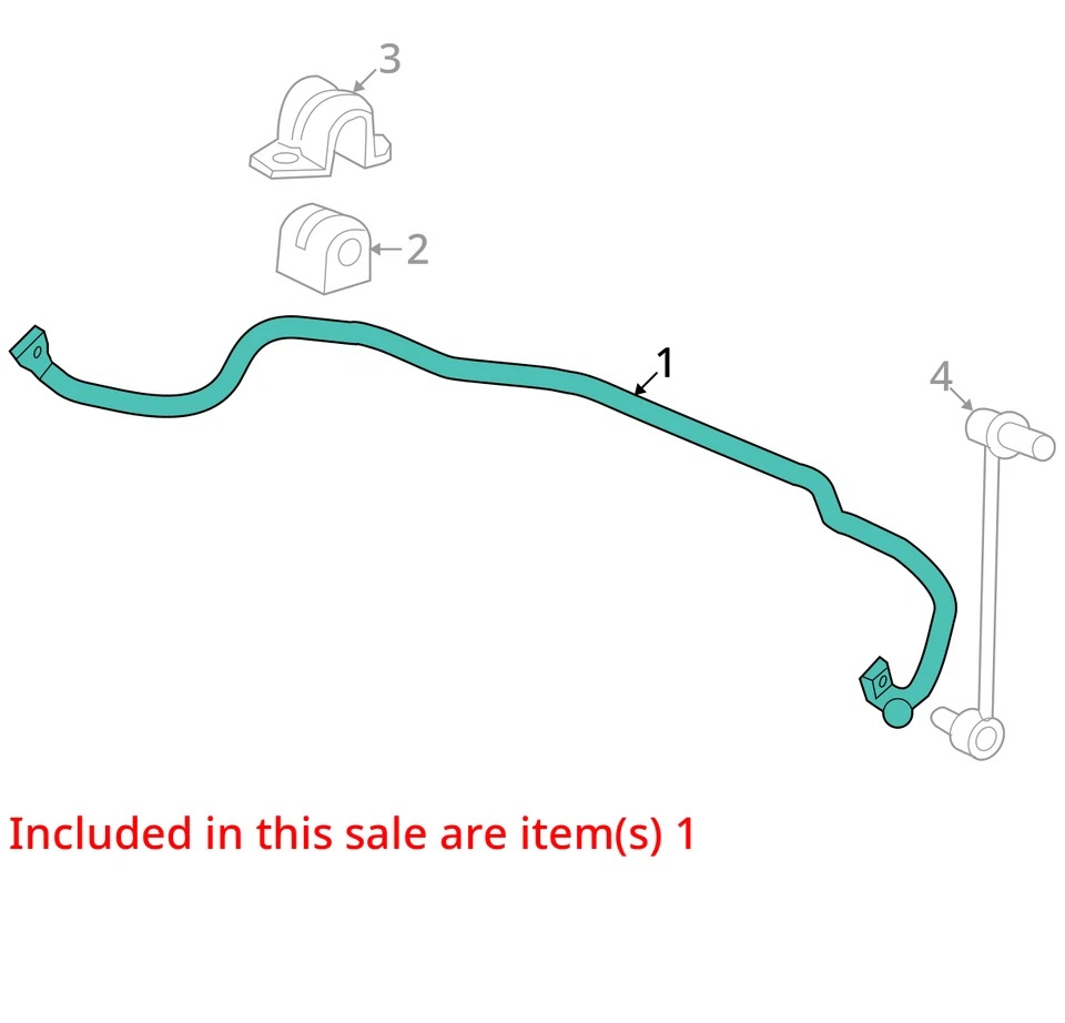 2006 Buick Terraza FWD Front Stabilizer Bar OEM 106K Miles - LKQ389529517 - Изображение 4 из 4