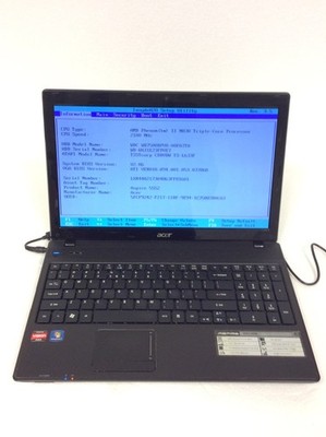 Acer 5552 Laptop Amd Phenom II N830 Triple-Core 2.10Ghz w/ 750GB HD, 4GB