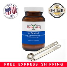 Lactobacillus Reuteri Probiotic Powder 75B CFU  Made in USA  No Additives