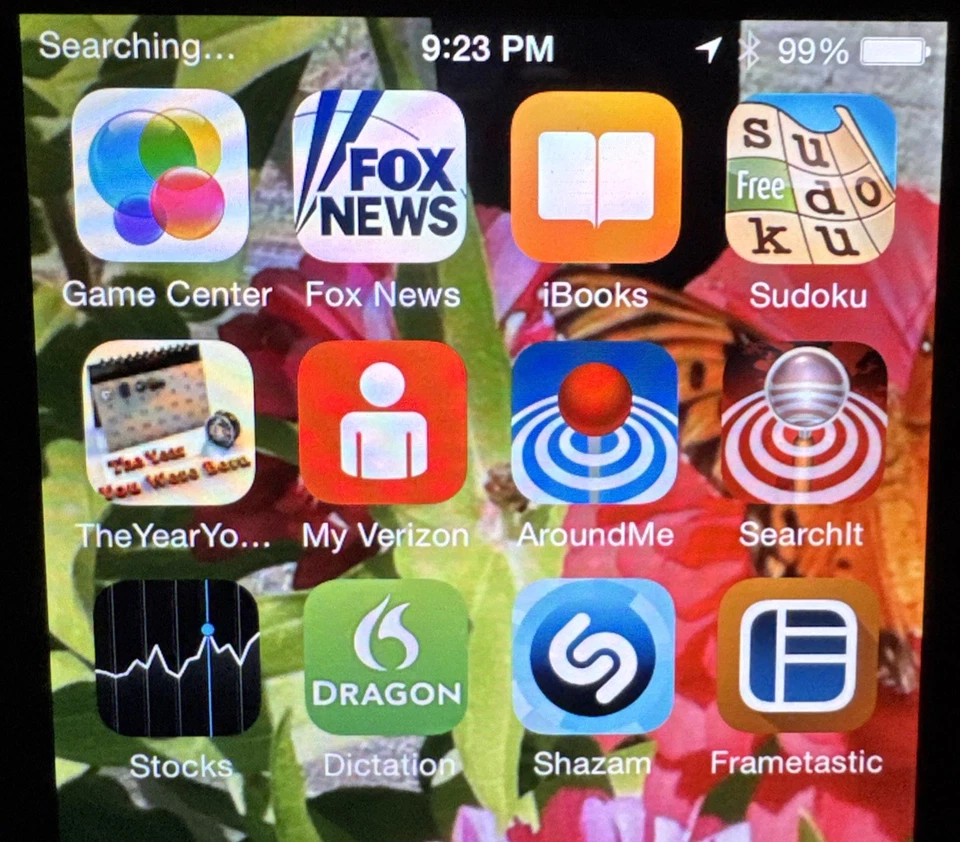 iPhone 4 Black (Verizon) A1349 16GB CDMA Fast Ship Good Used IOS 7.1.2 35 Apps - Image 4 of 4