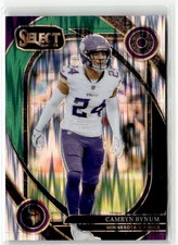 Camryn Bynum 2024 Panini Select Black & Green Prizm Shock Club Level Minnesota