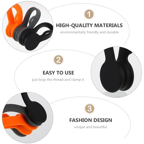 3 Pcs Headset-Kabelaufwicklung Kopfhörerhalter Silikon Magnetkabelhalter - 第 8/12 張圖片