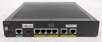 Cisco ISR900 Series Integrated Services Router C921-4P 2x WAN 4x LAN GE Ports