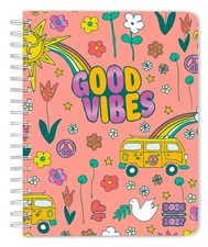 Good Vibes | 2027 6x7.75" 18 Months Desk Planner | Jul '26 - Dec '27