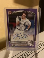 Kyle Teel 2025 Bowman Prospects Purple Auto /250