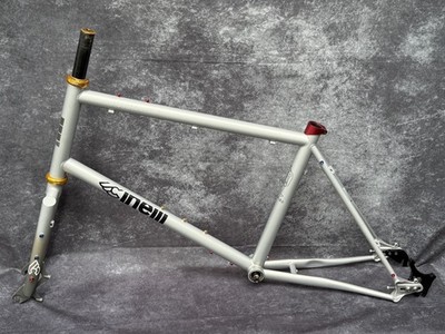 Cinelli Tutto Mini Bootleg Rahmen Rennrad Frame Cadre 20'' 20 Zoll silber VGC