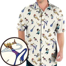 Class Of 3000 Characters Pattern Hawaiian Shirt Mens Tropical Shirt