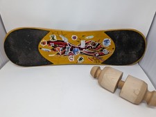 Vintage Vew-Do Balance Board Deck w/ Wood Rol...