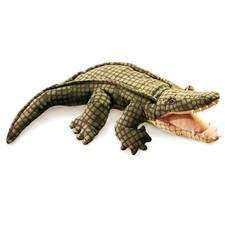 Folkmanis Alligator Hand Puppet 1 Count, Green