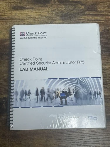 Check Point Certified Security Administrator R75 Lab Manual W CD Sealed